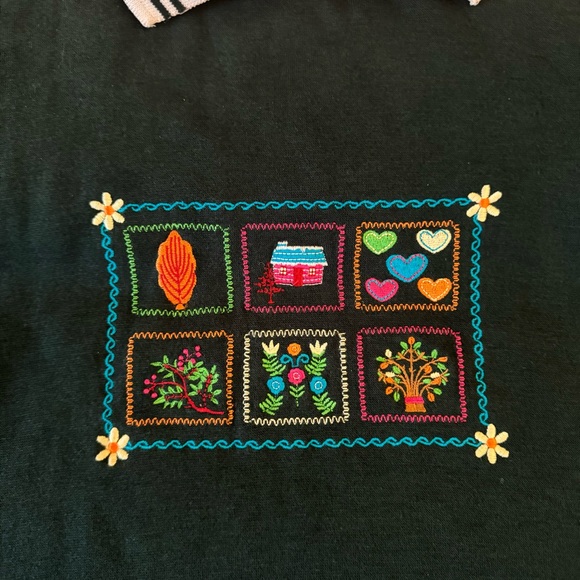 💐 Vintage Bonnie Evans Stitch Collared Pullover (Size 1X -Fits like a Large) 💐 - Picture 5 of 13